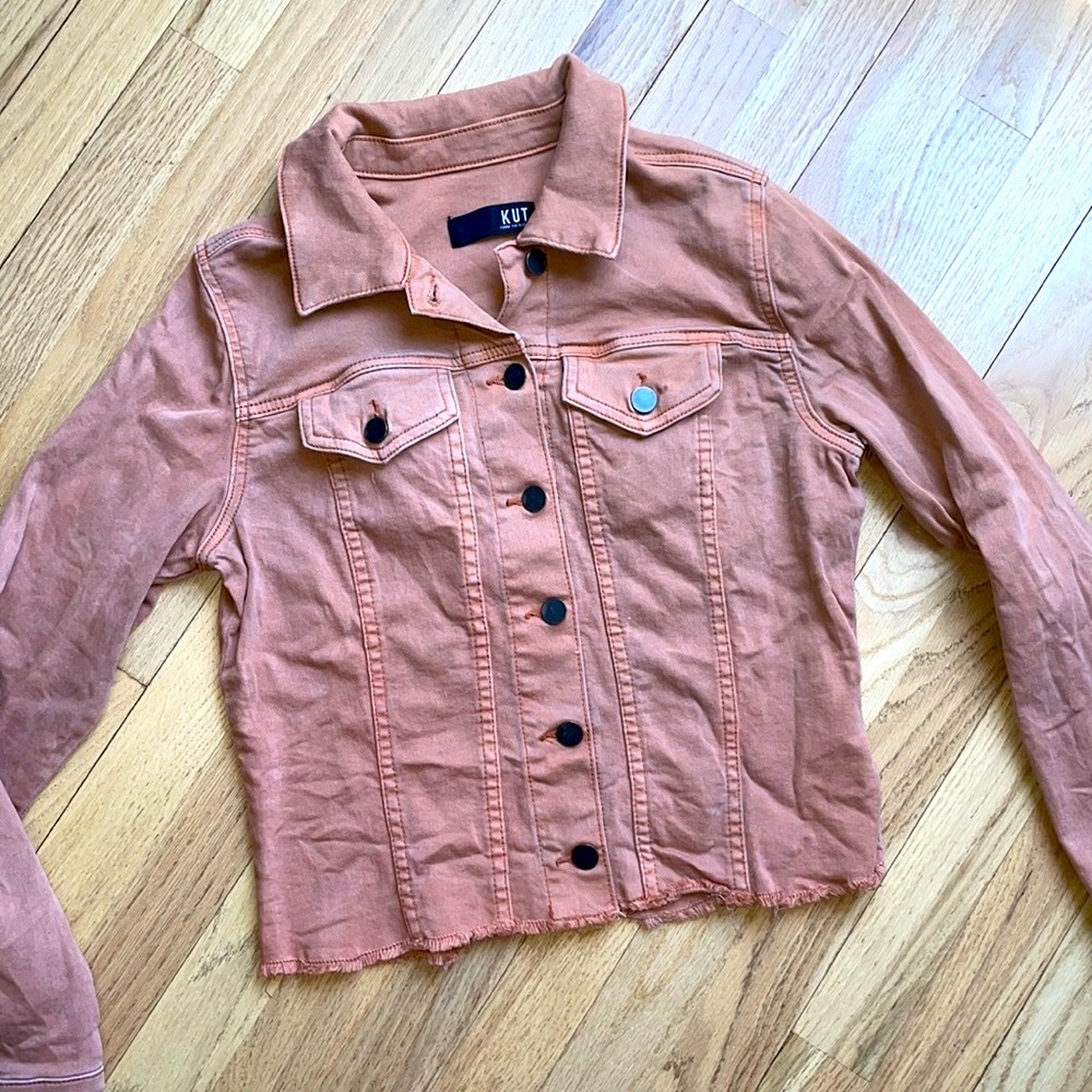 KUT frayed denim jacket